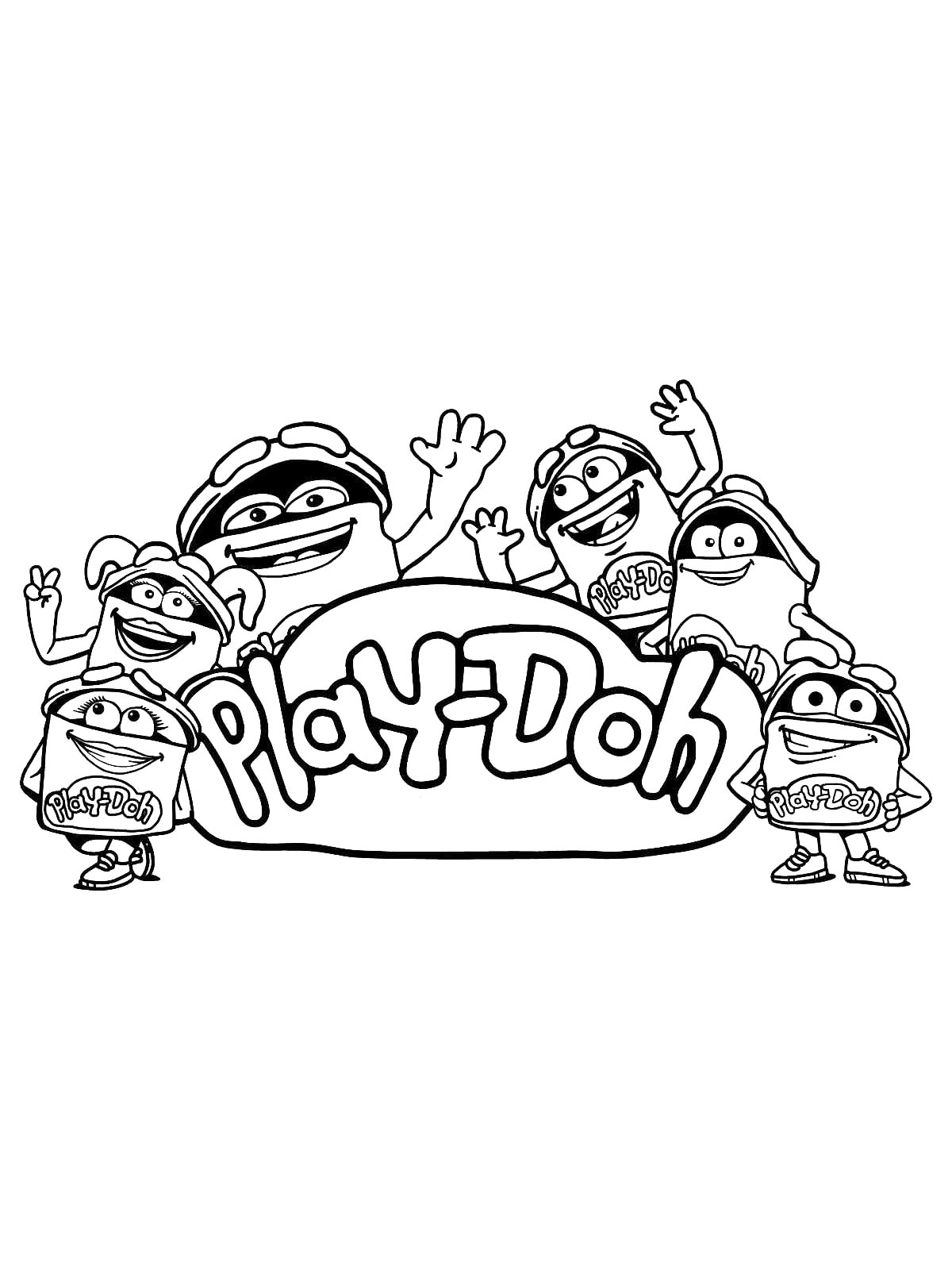 Раскраска Play-Doh 2