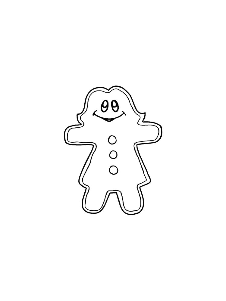 Раскраска Пряник 2