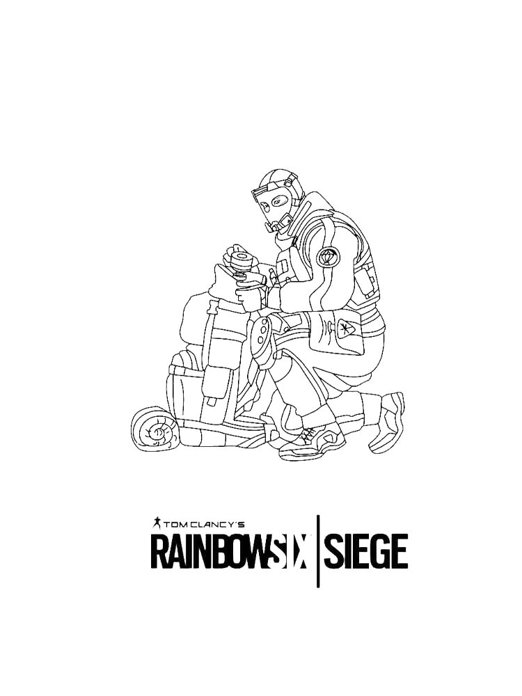 Раскраска Rainbow Six: Siege 2
