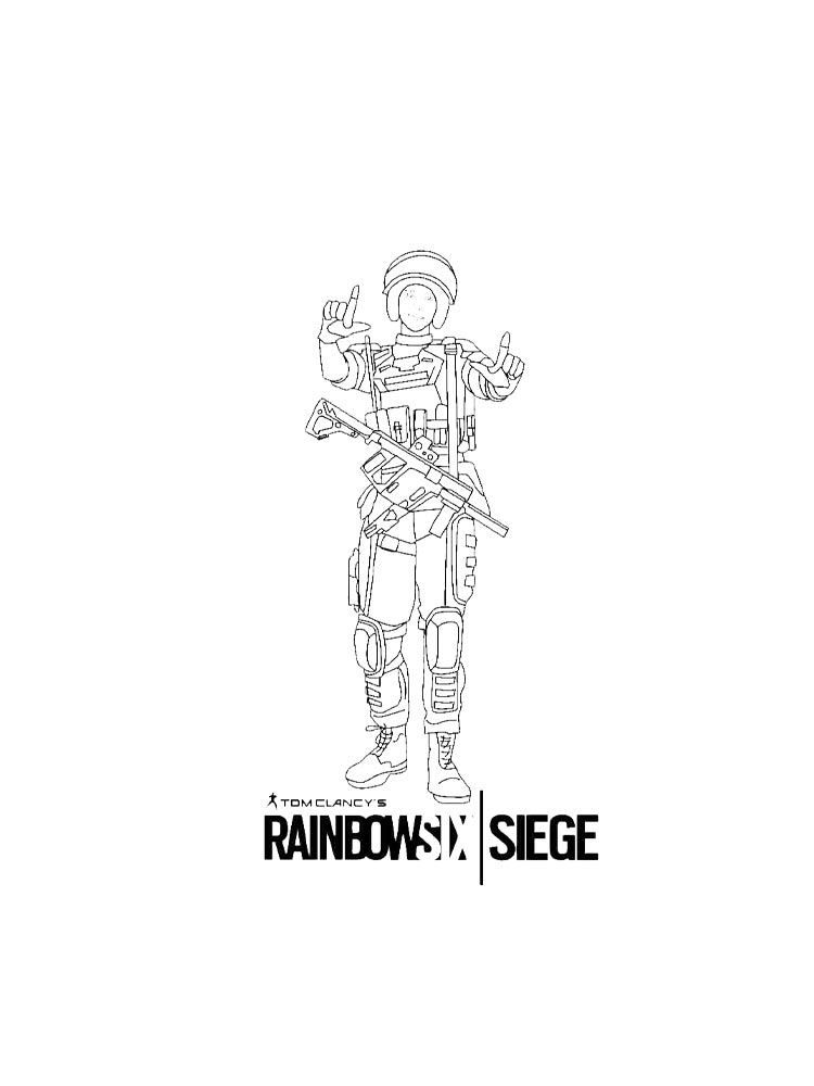Раскраска Rainbow Six: Siege 2