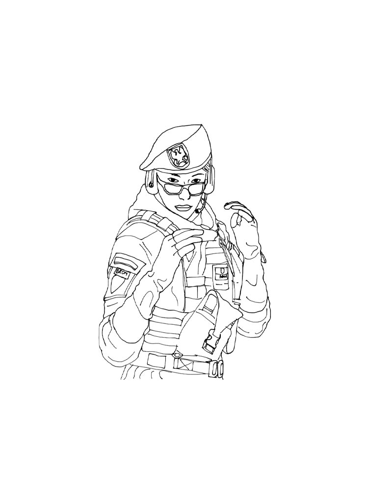 Раскраска Rainbow Six: Siege 2
