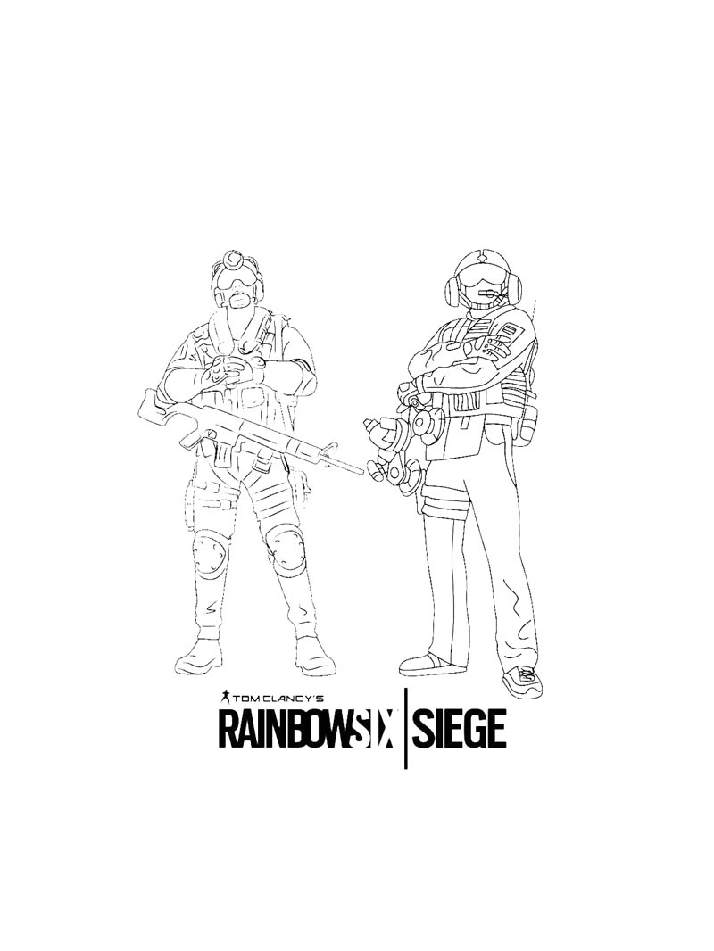 Раскраска Rainbow Six: Siege 2