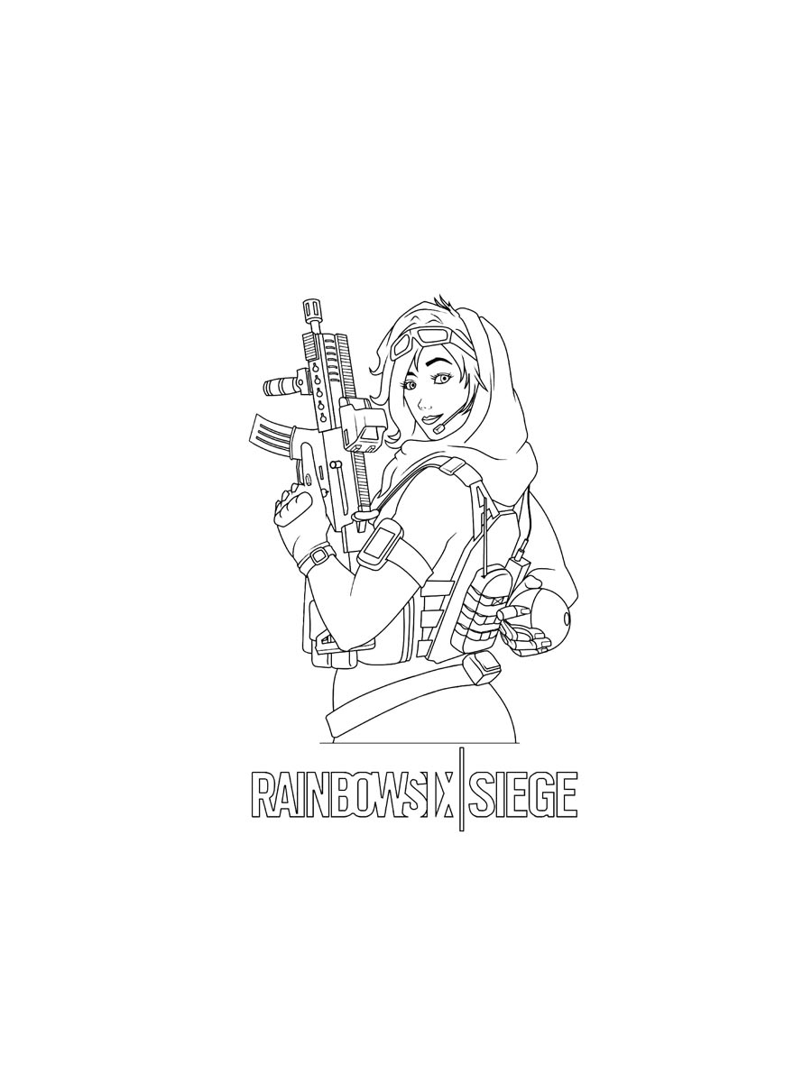 Раскраска Rainbow Six: Siege 2