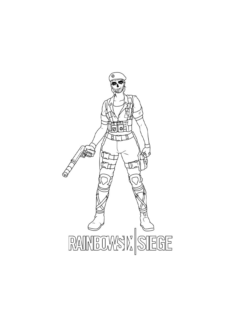 Раскраска Rainbow Six: Siege 2