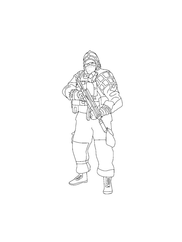 Раскраска Rainbow Six: Siege 2