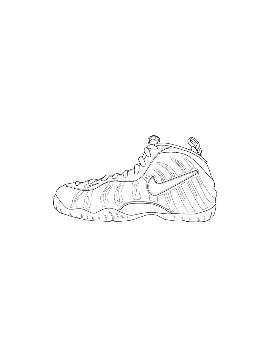 Раскраска раскраски air jordan для детей