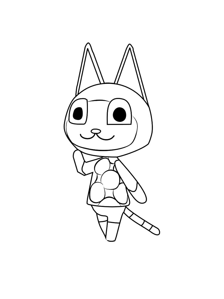 Раскраска раскраски animal crossing 2