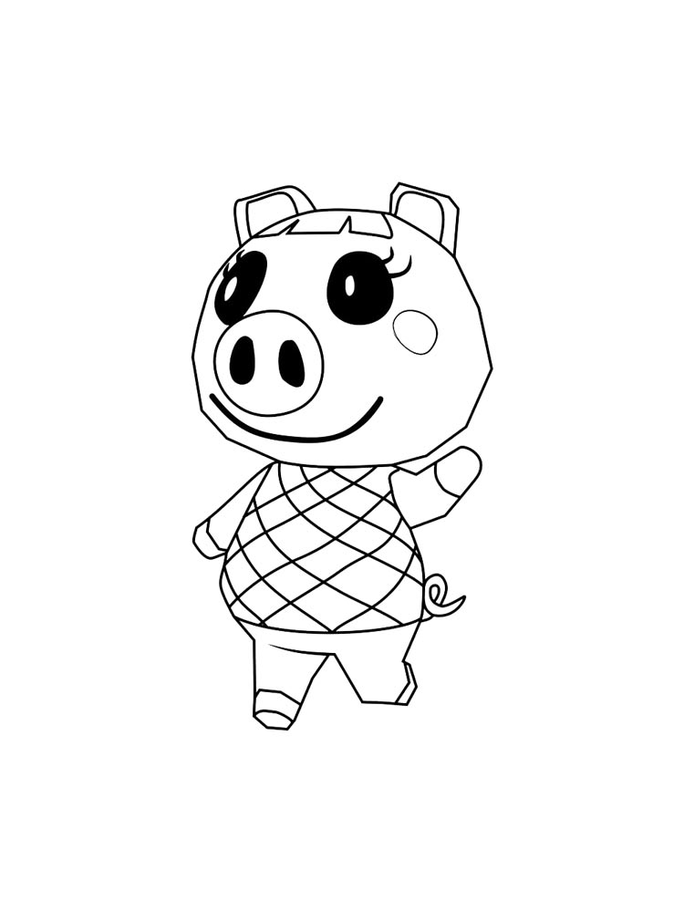 Раскраска раскраски animal crossing 3