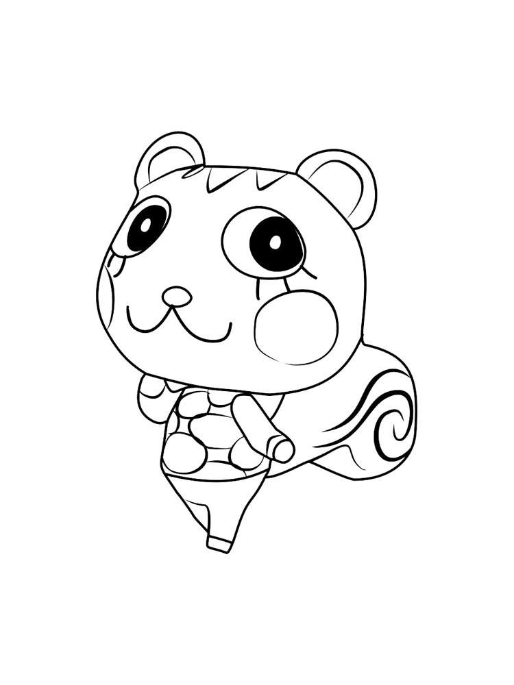 Раскраска раскраски animal crossing 6