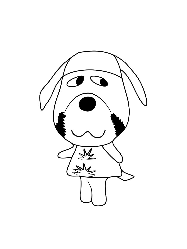 Раскраска раскраски animal crossing 8