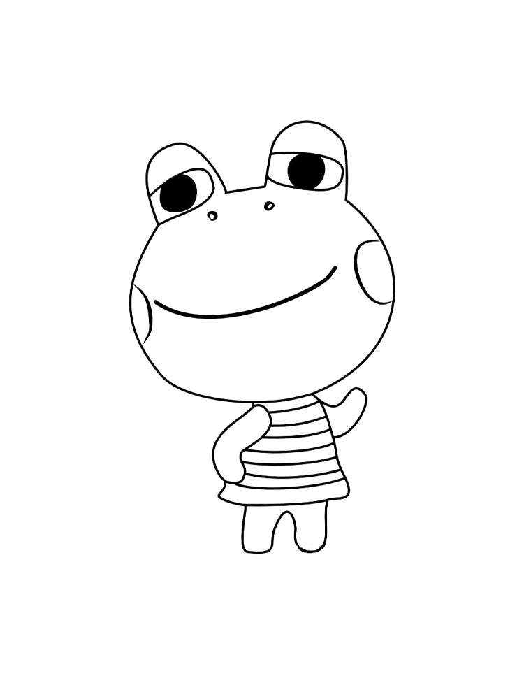 Раскраска раскраски animal crossing 9