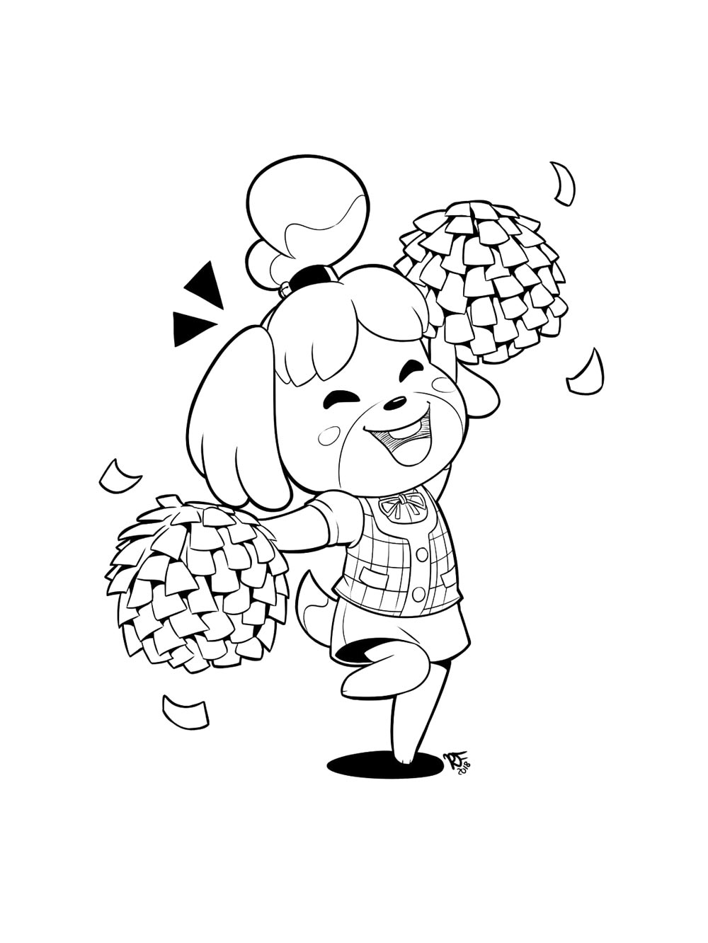 Раскраска раскраски animal crossing для детей 3