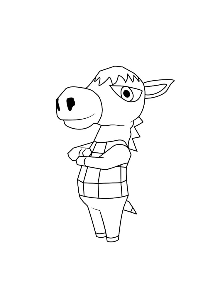 Раскраска раскраски animal crossing для детей 4