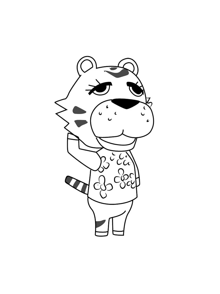 Раскраска раскраски animal crossing для детей 5