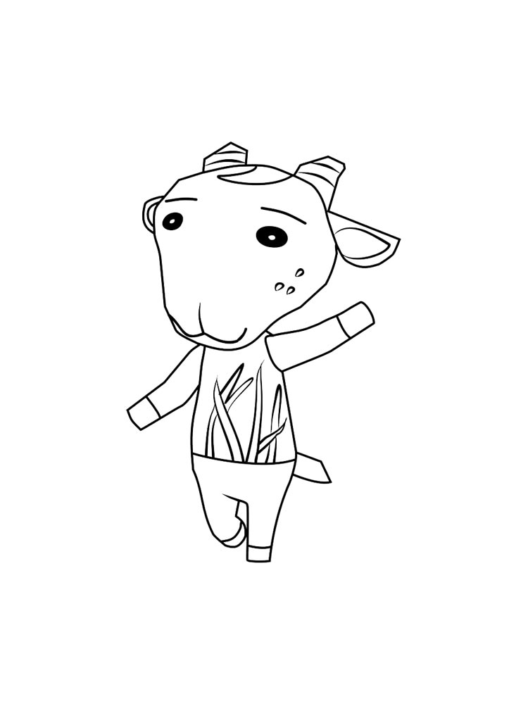 Раскраска раскраски animal crossing для детей