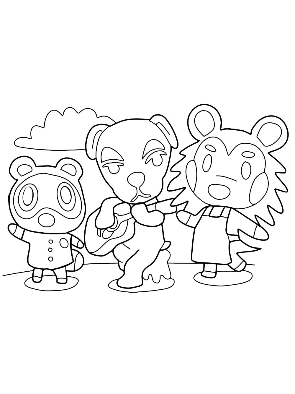 Раскраска раскраски animal crossing для детей 6