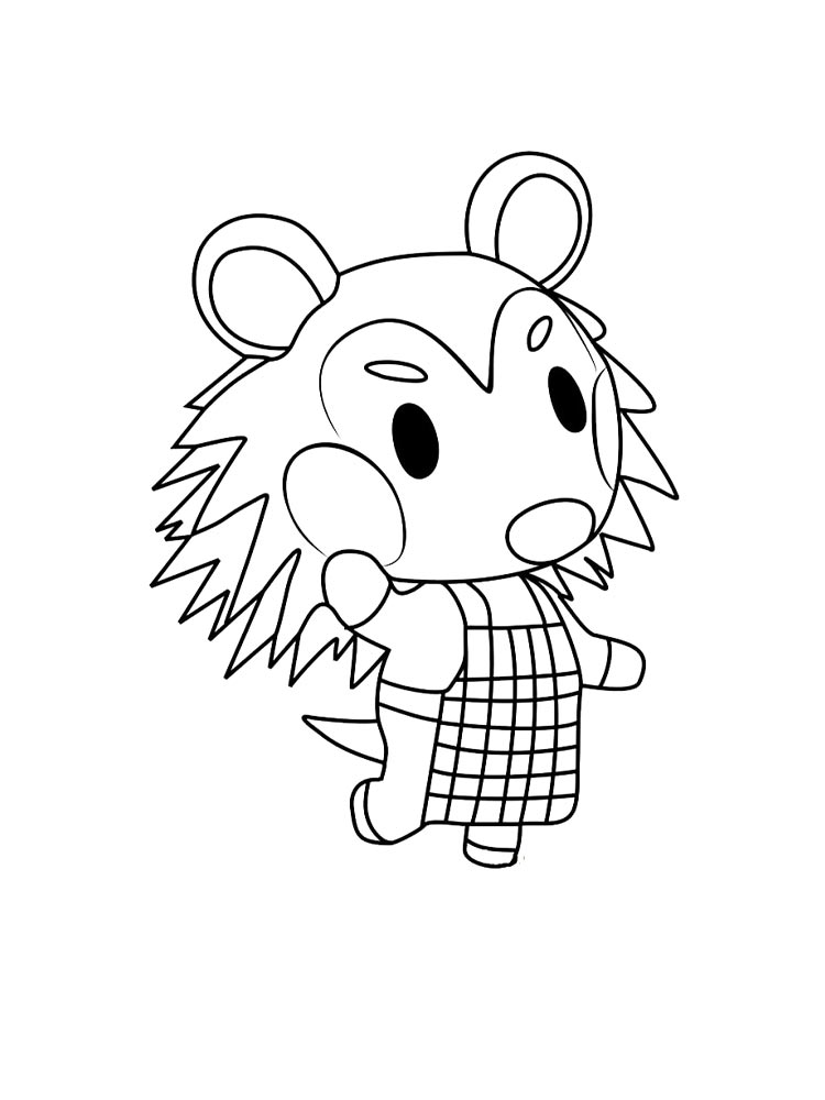 Раскраска раскраски animal crossing для детей 8