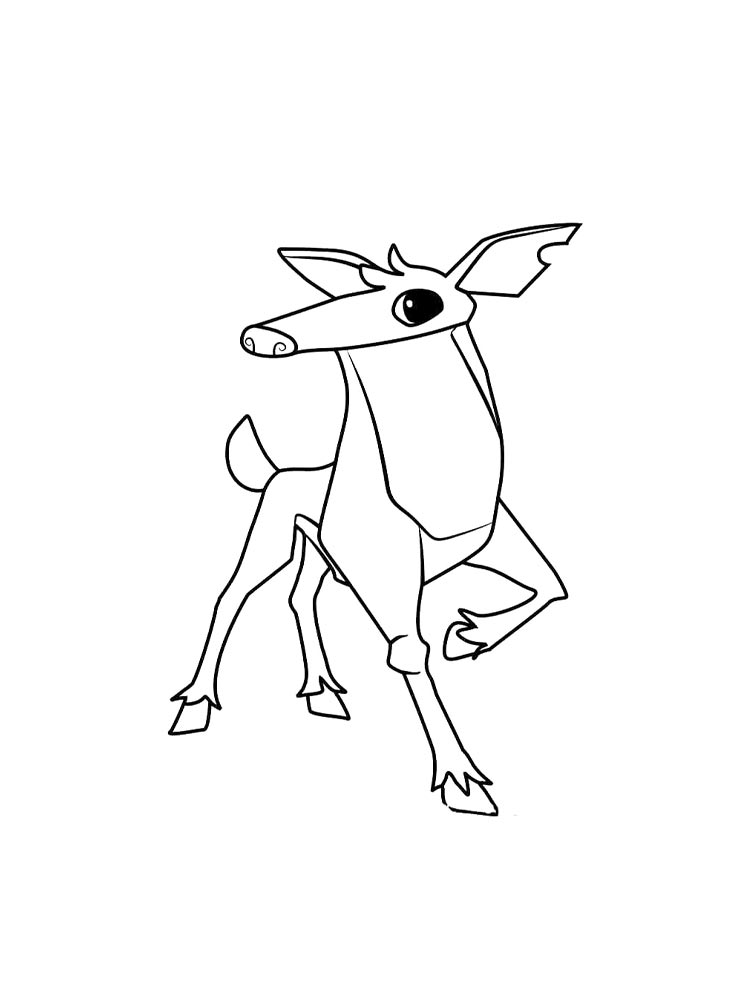 Раскраска раскраски animal jam 5