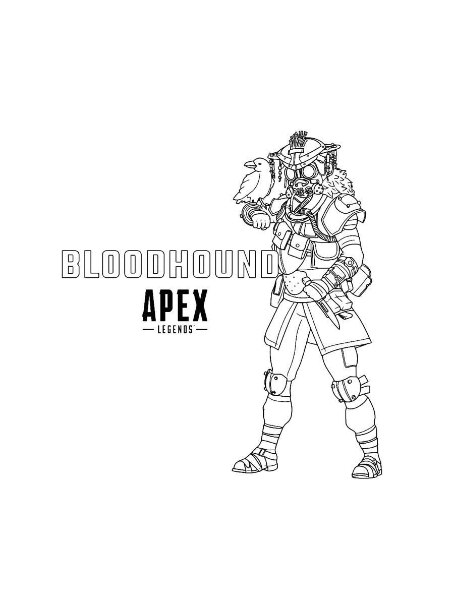 Раскраска раскраски apex legends 4