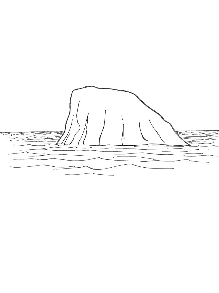 Раскраска раскраски айсберг
