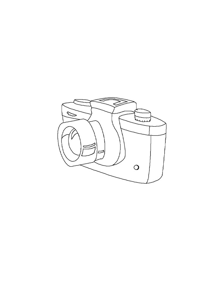 Раскраска раскраски фотоаппарат