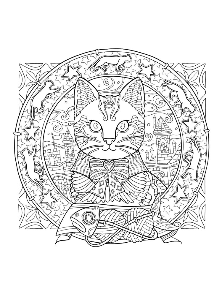 Раскраска раскраски кототерапия для детей 3