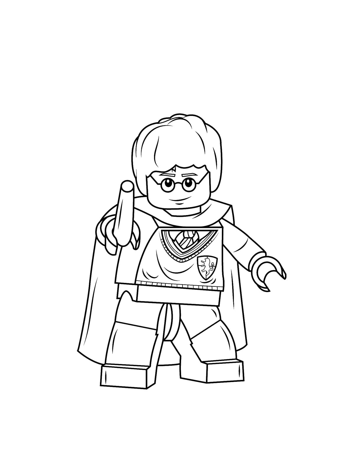 Раскраска раскраски lego гарри поттер 2