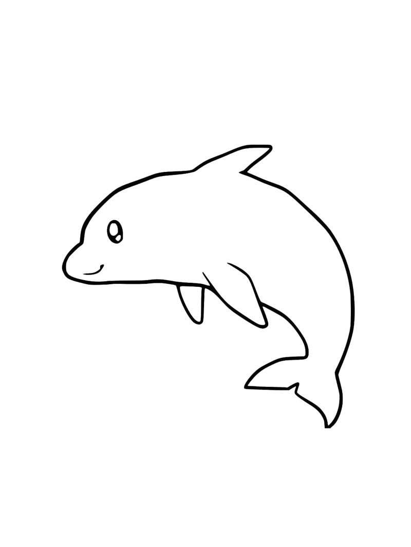Раскраска раскраски морская свинья