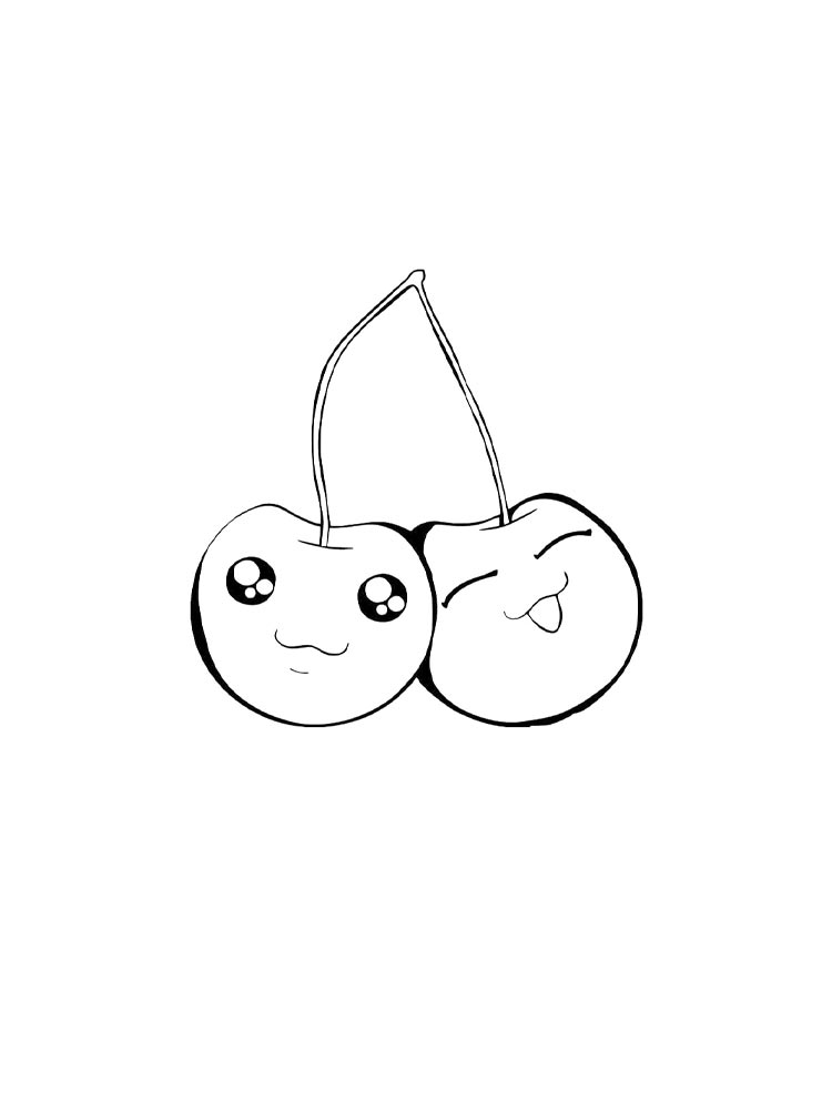 Раскраска раскраски ягод 2