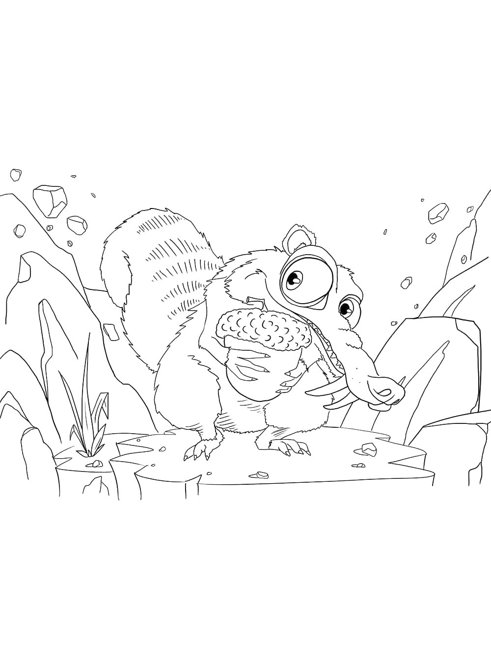 Раскраска раскраски животных из мультиков для детей 7
