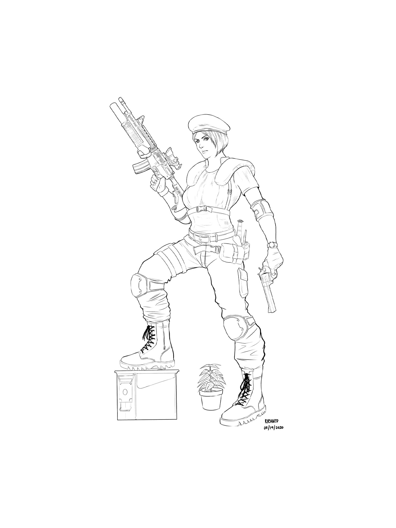Раскраска Resident Evil 2