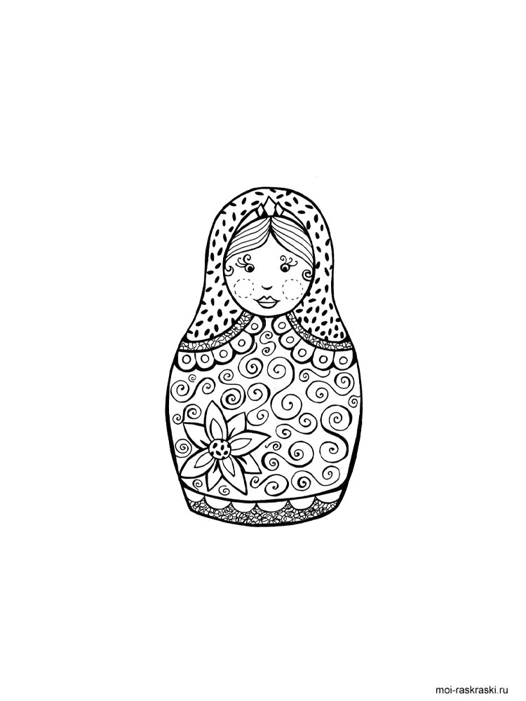 Раскраска Россия
