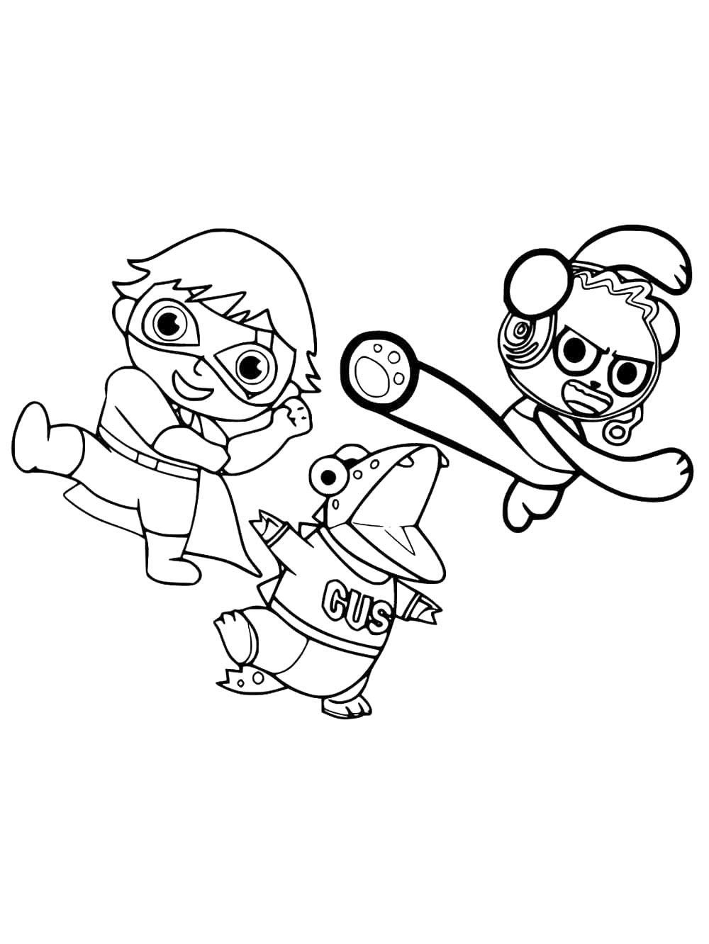 Раскраска Ryan's World 2