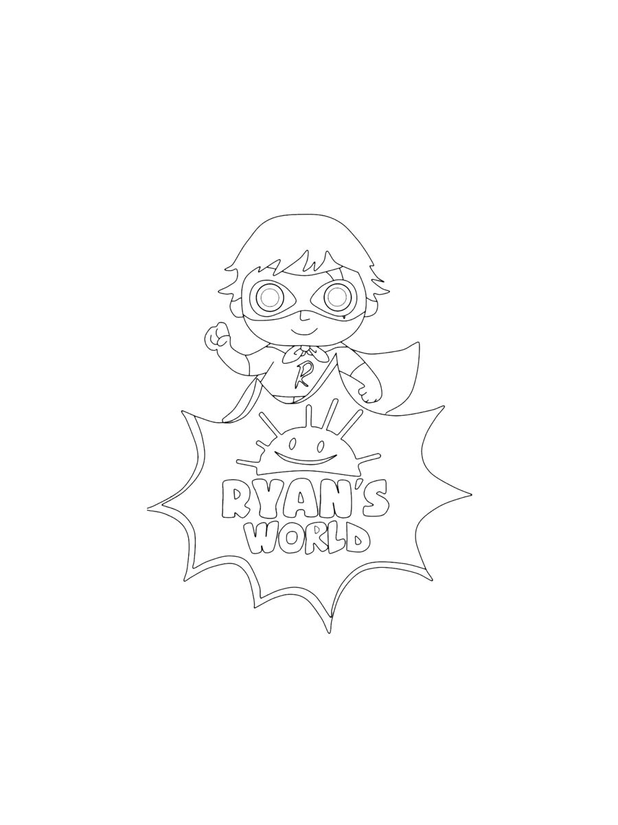 Раскраска Ryan's World 2