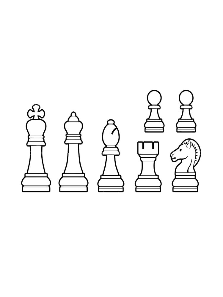 Раскраска Шахматы 2