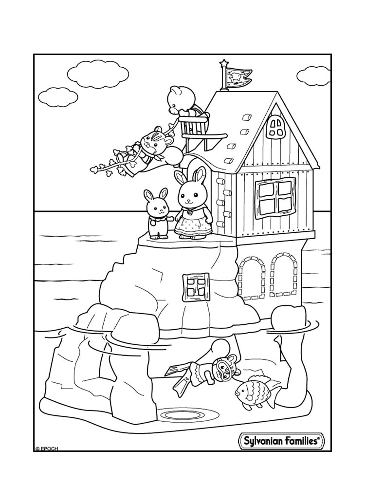 Раскраска Сильвания фэмили 2