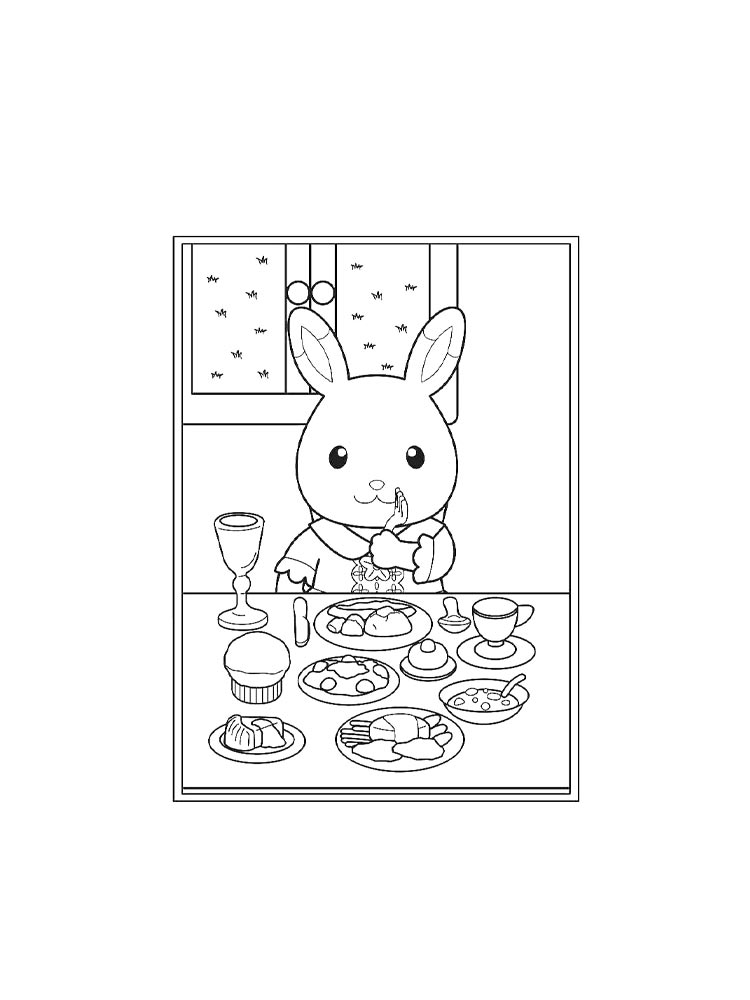 Раскраска Сильвания фэмили 2