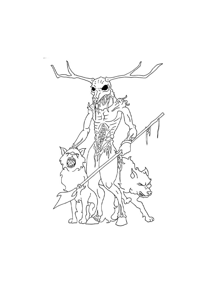 Раскраска Скайрим 2