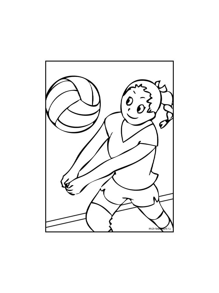 Раскраска Спорт 2