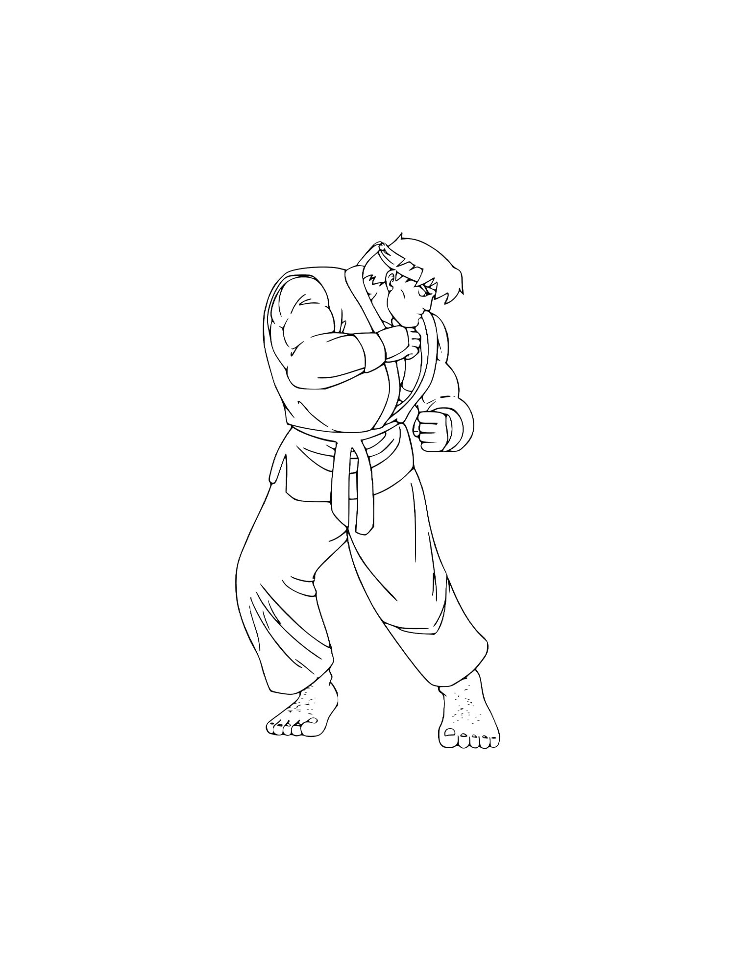 Раскраска Street Fighter 2