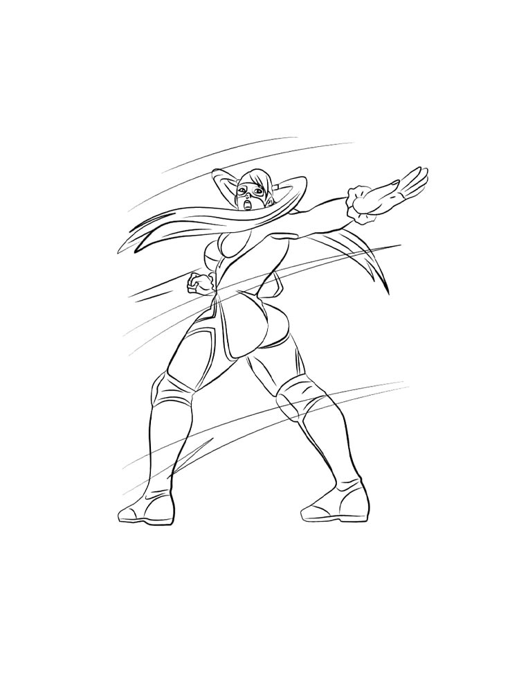 Раскраска Street Fighter 2