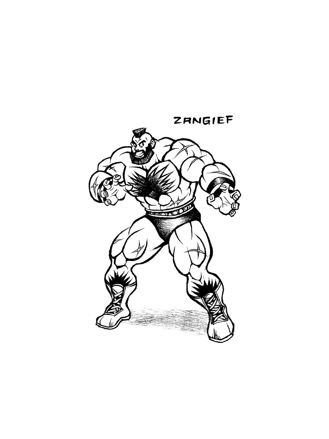 Раскраска Street Fighter 2