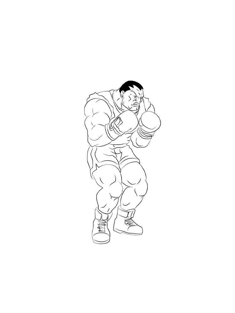 Раскраска Street Fighter 2