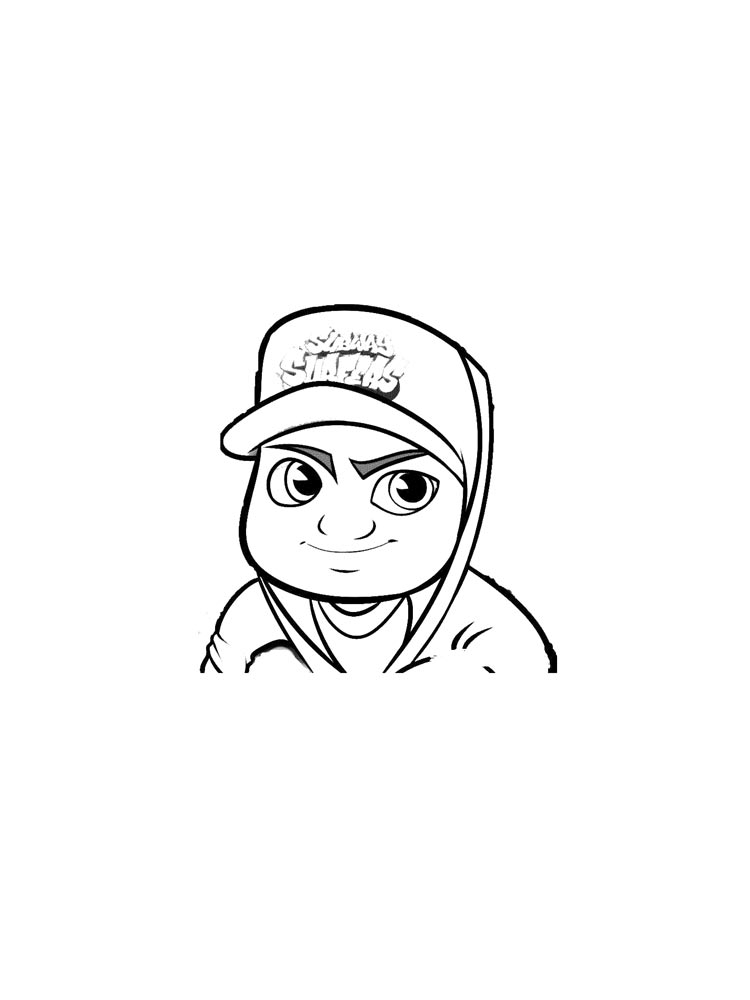 Раскраска Subway Surfers 2