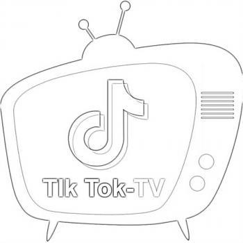 Раскраска Тик Ток