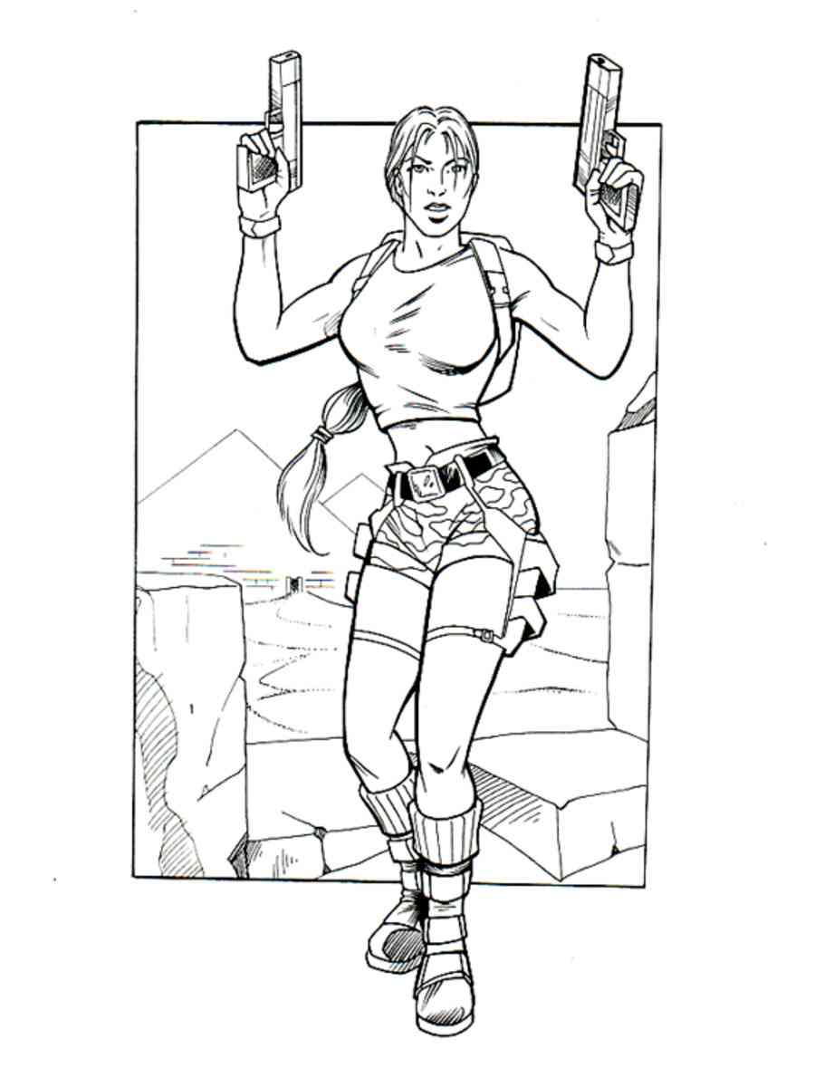 Раскраска Tomb Raider 2