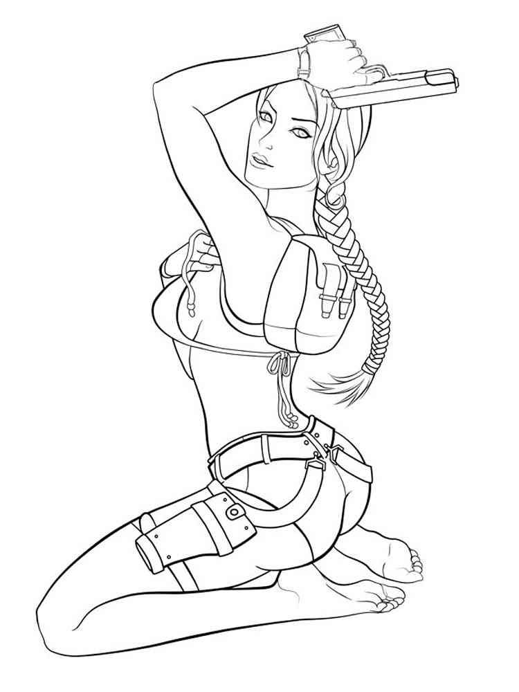 Раскраска Tomb Raider 2