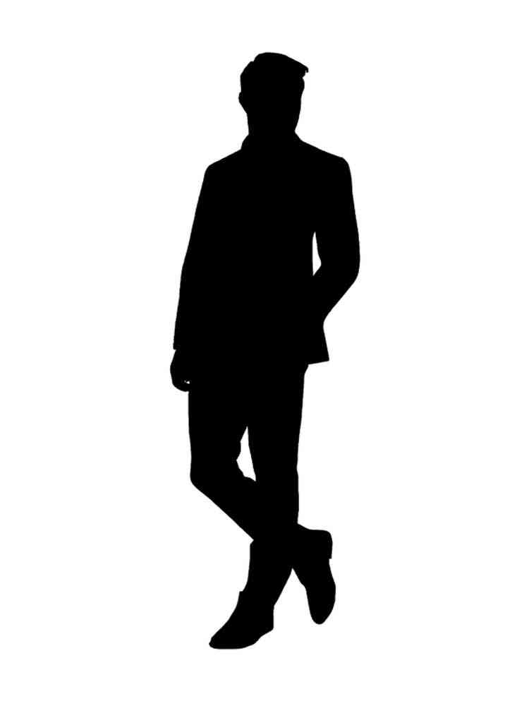 Раскраска трафареты человека для детей 2