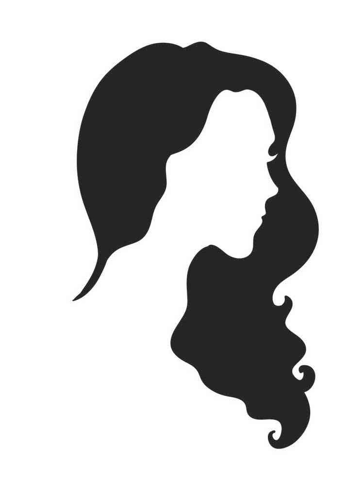 Раскраска трафареты голов