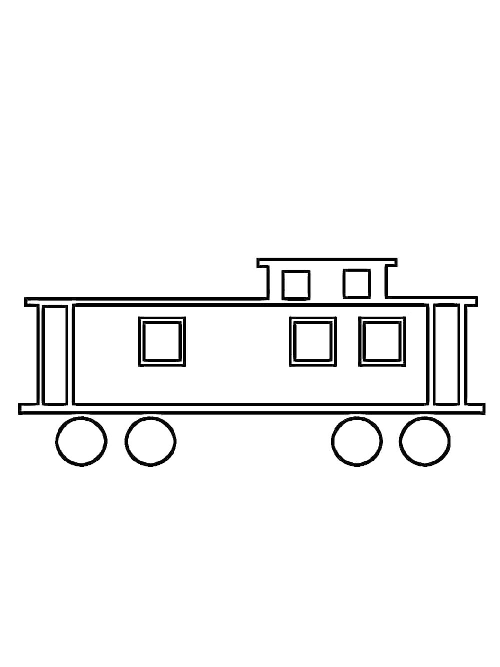 Раскраска Вагон 2